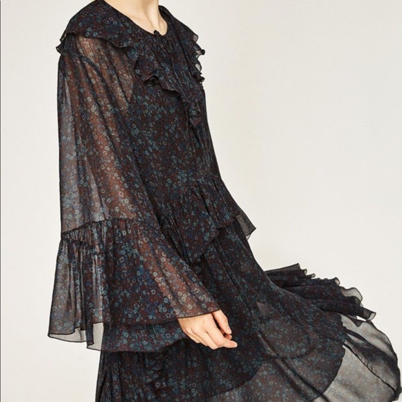 Zara disco forest dress - Picture 3 of 7